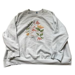 Graphic crewneck sweatshirt